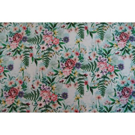 Batista algodón 100% estampada (499)